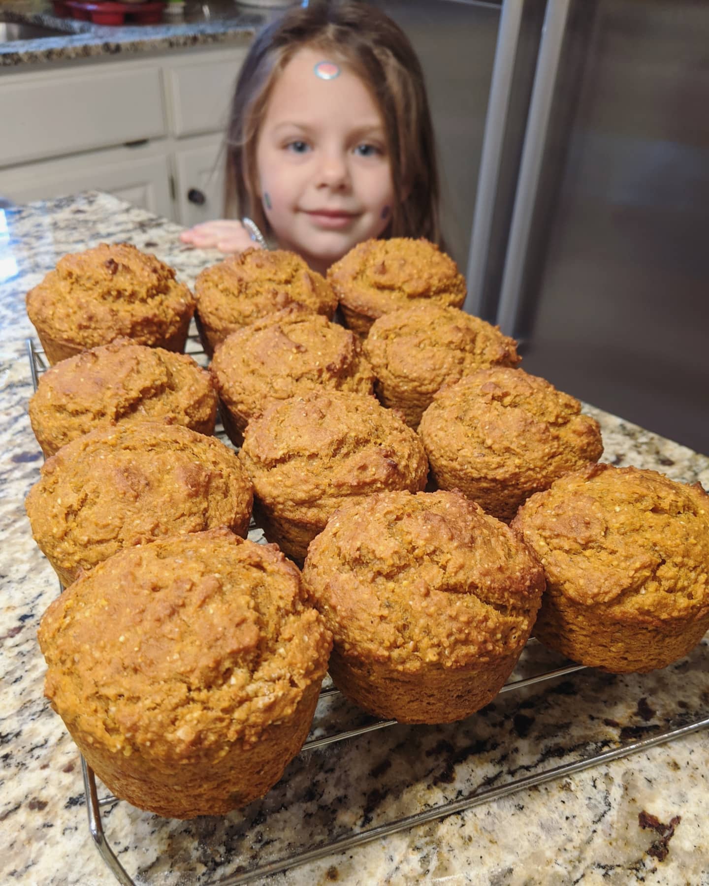 10-Grain Pumpkin Muffins